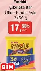 ÜLKER FINDIK AŞKI FINDIKLI ÇİKOLATA BAR